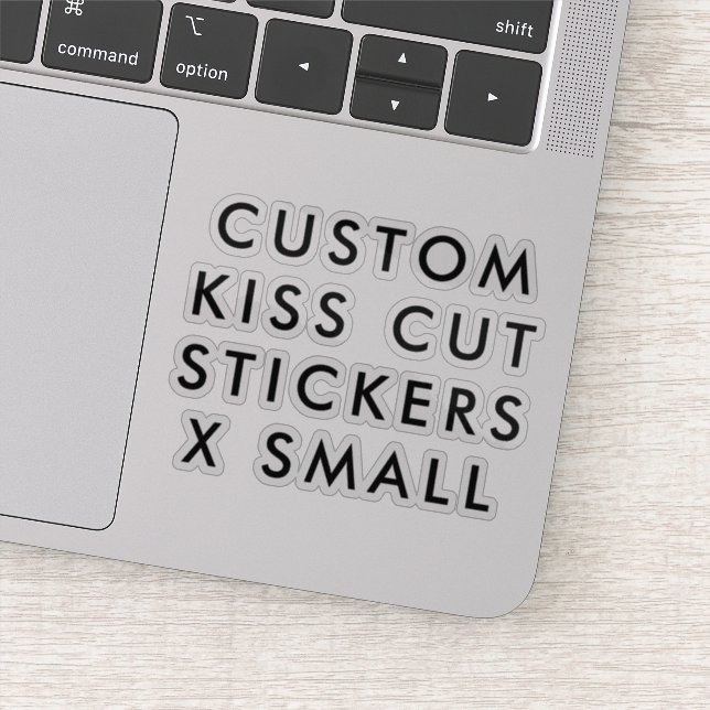 Custom Personalized KISS CUT STICKERS 3x3" X SMALL (Detail)
