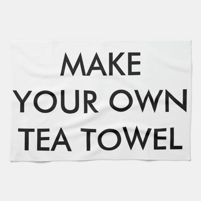 Custom Personalized Kitchen Tea Towel (Horizontal)