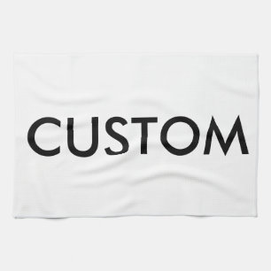 Custom Personalized Kitchen Towel Blank Template