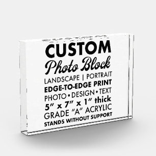 Custom Personalized Landscape Photo Paperweight