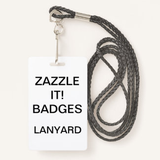 Custom Personalized LANYARD BADGE