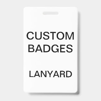 Custom Personalized LANYARD BADGE