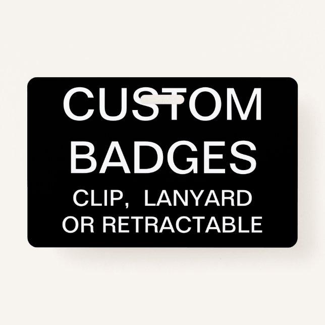 Custom Personalized LANYARD BADGE Template (Front)