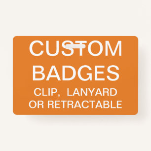 Custom Personalized LANYARD BADGE Template