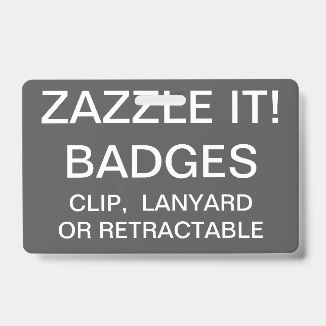 Custom Personalized LANYARD BADGE Template (Front)