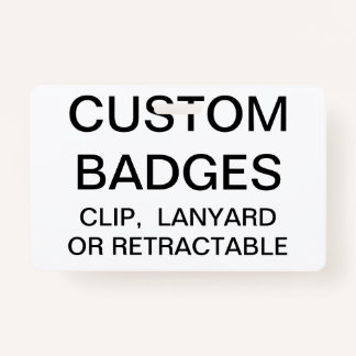 Custom Personalized LANYARD BADGE Template