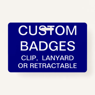 Custom Personalized LANYARD BADGE Template