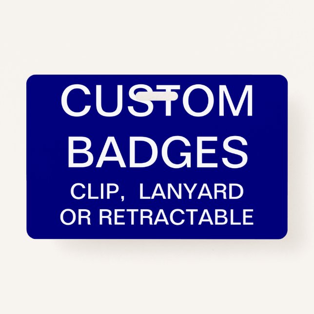 Custom Personalized LANYARD BADGE Template (Front)
