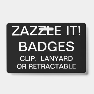 Custom Personalized LANYARD BADGE Template