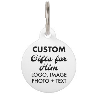 Custom personalized Large Cat, Dog Tag - 1.25” d.