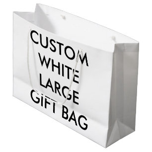Custom Personalized Large Glossy Gift Bag
