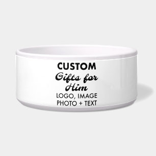 Custom personalized Large Pet Dog Bowl 7"