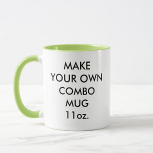 Custom Personalized Lime Combination Mug 11oz.