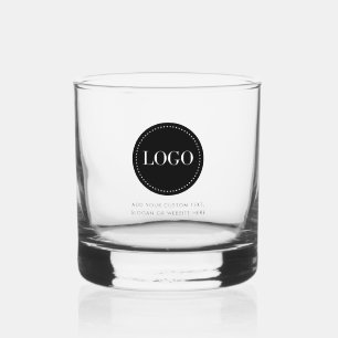 Custom Personalized Logo and Text Whiskey Glasses