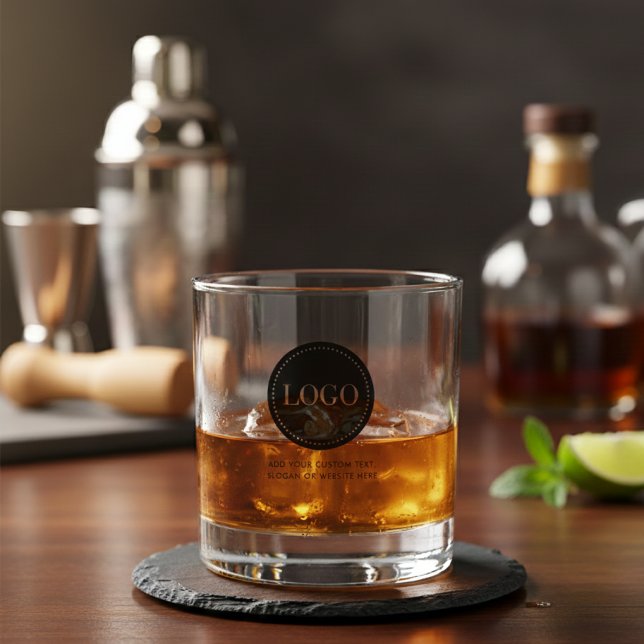 Custom Personalized Logo and Text Whiskey Glasses (Creator Uploaded)
