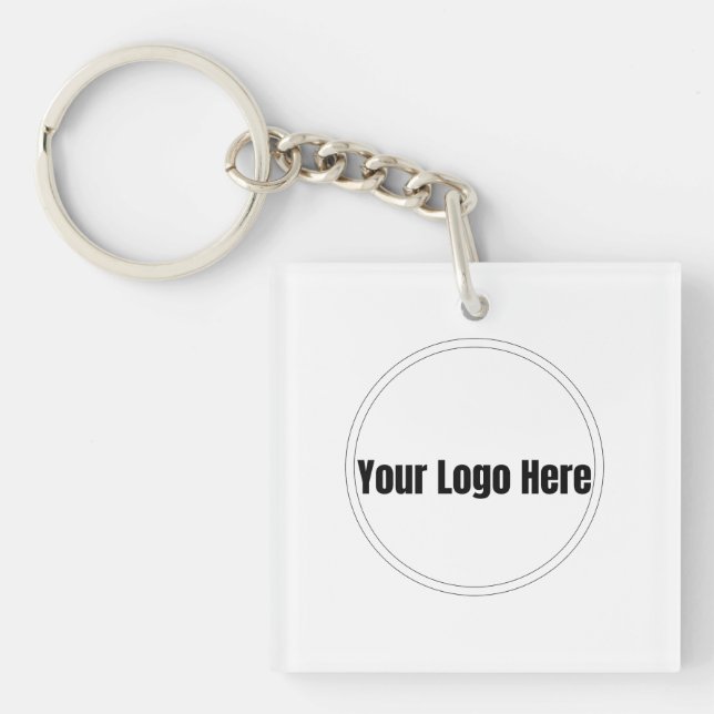 Custom Personalized Logo Keychain (Front)