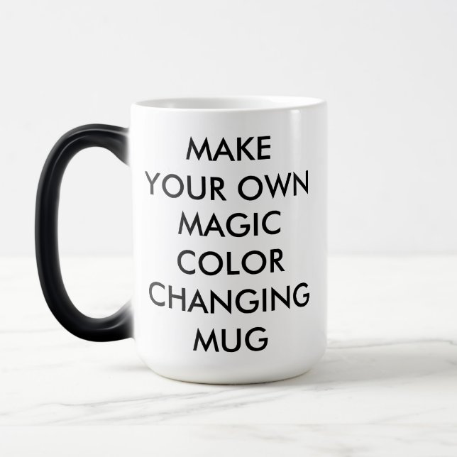 Custom Personalized Magic Colour Changing Mug (Left)