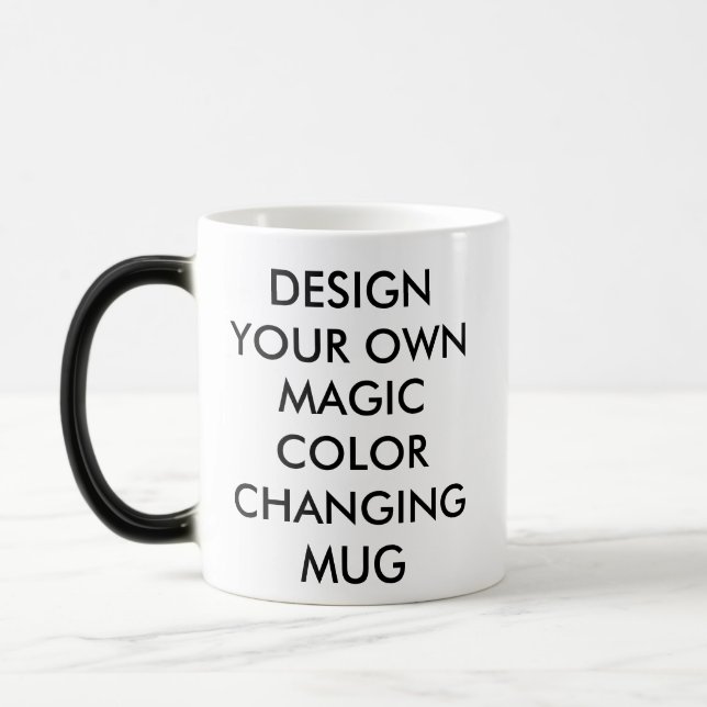 Custom Personalized Magic Colour Changing Mug (Left)