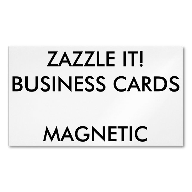 Custom Personalized Magnetic Business Cards Blank (Front)
