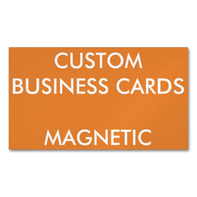 Custom Personalized Magnetic Business Cards Blank (Front)