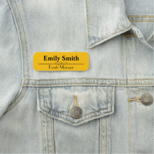 Custom Personalized Magnetic Coloured Name Badge