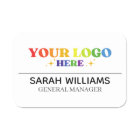 Custom Personalized Magnetic Company Employee