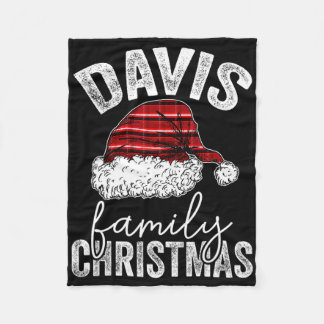Custom Personalized Matching Family Christmas Davi Fleece Blanket