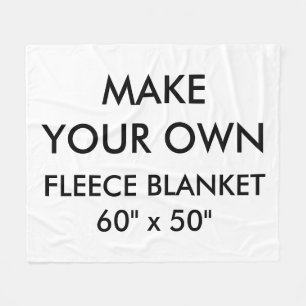 Custom Personalized Med. 60" x 50" Fleece Blanket