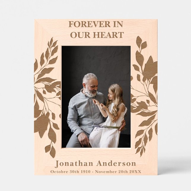 Custom Personalized Memorial Remembrance Etched Frames (Creator Uploaded)