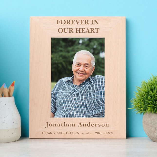Custom Personalized Memorial Remembrance Etched Frames (Creator Uploaded)