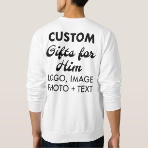 Custom personalized Men's Sweatshirt - Back Print