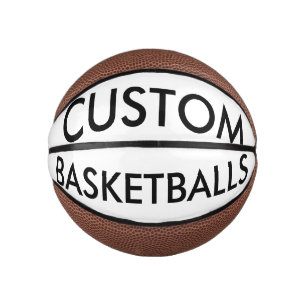 Custom Personalized Mini Basketball Blank Template