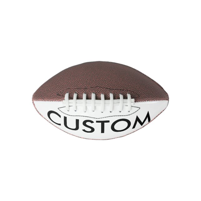 Custom Personalized Mini Football Blank Template (Front)