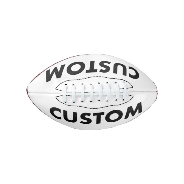 Custom Personalized Mini Football Blank Template (Front)