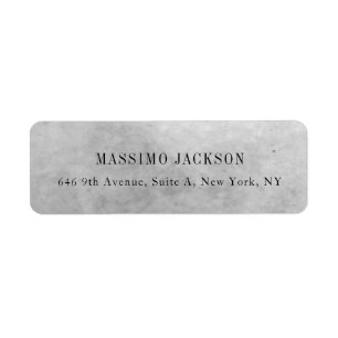 Custom personalized minimalist address name