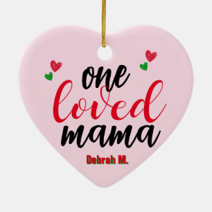 Custom Personalized Mom Photo Christmas Ornament