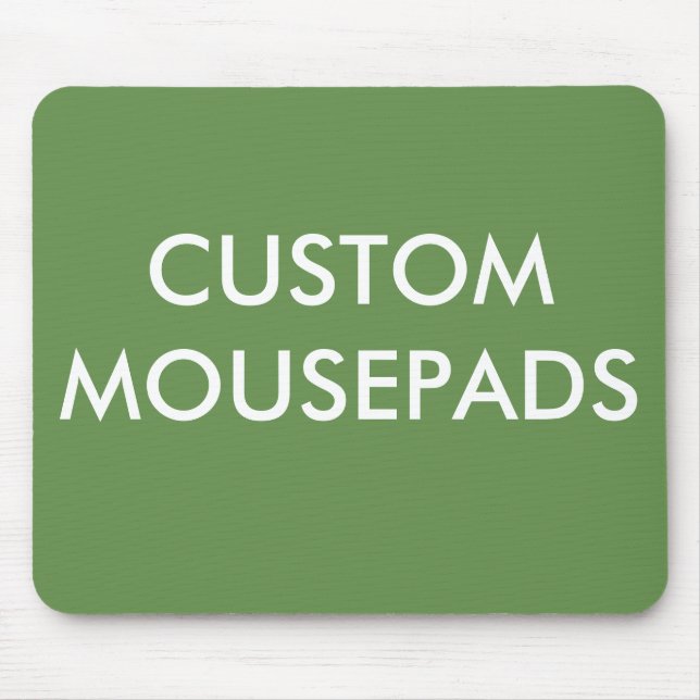 Custom Personalized Mousepad Blank Template (Front)