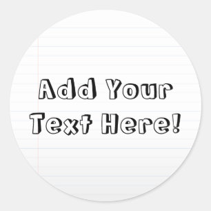 Custom Personalized Name Kids School Label