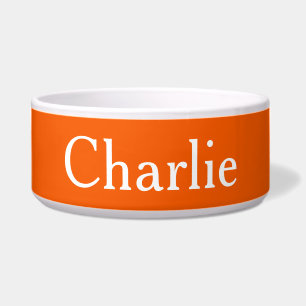 Custom Personalized Name Photo Art Orange Pet