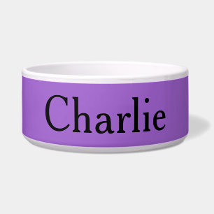 Custom Personalized Name Photo Art Purple Pet