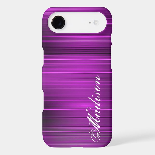 Custom Personalized Name Purple iPhone 6 Plus Case (Back)