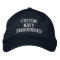 Custom Personalized Navy Embroidered Baseball Cap