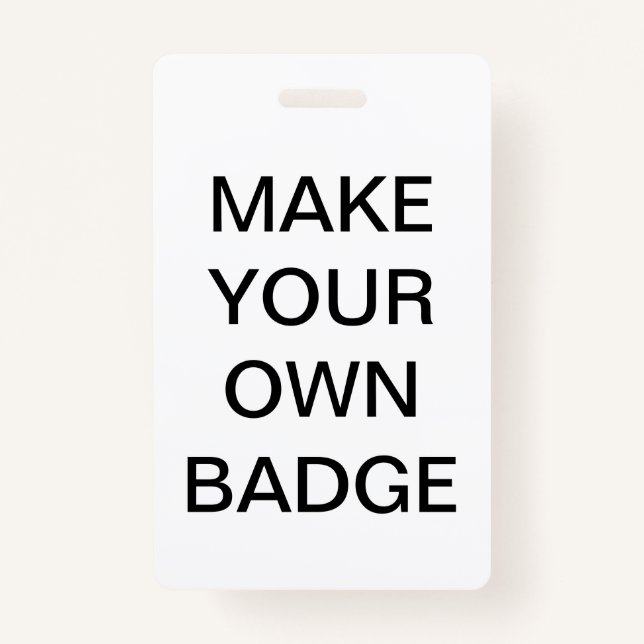 Custom Personalized OFFICE EVENT IDENTITY BADGE (Front)