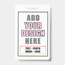 Custom Personalized Office Event Identity Badge