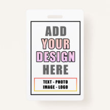 Custom Personalized Office Event Identity Badge