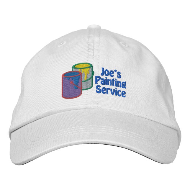 Custom Personalized Painter Hats - Add Text (Front)