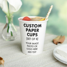 Custom Personalized Paper Cups [8]