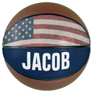CUSTOM PERSONALIZED PATRIOTIC Basketballs