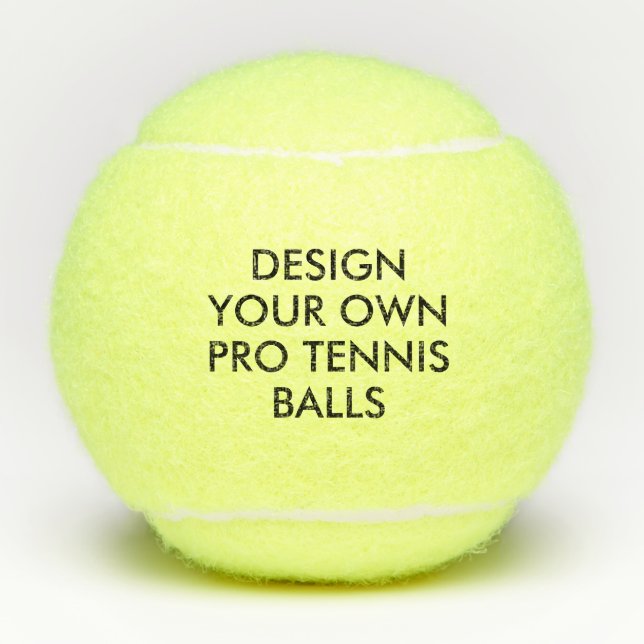 Custom Personalized Penn Championship Tennis Balls (Front)