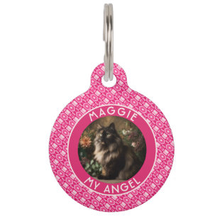 Custom Personalized Pet Gift Tribal Motif Tag
